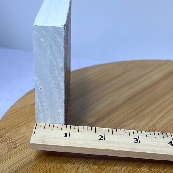 Conimar "Good Vibes Only" Wood Block Pink,Lime Green,Gray - Picture 4 of 5